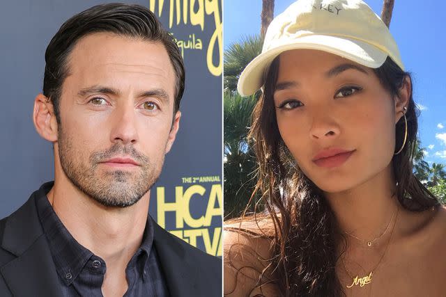 <p>Matt Winkelmeyer/GA/Getty; Jarah Mariano/Instagram</p> Milo Ventimiglia and Jarah Mariano