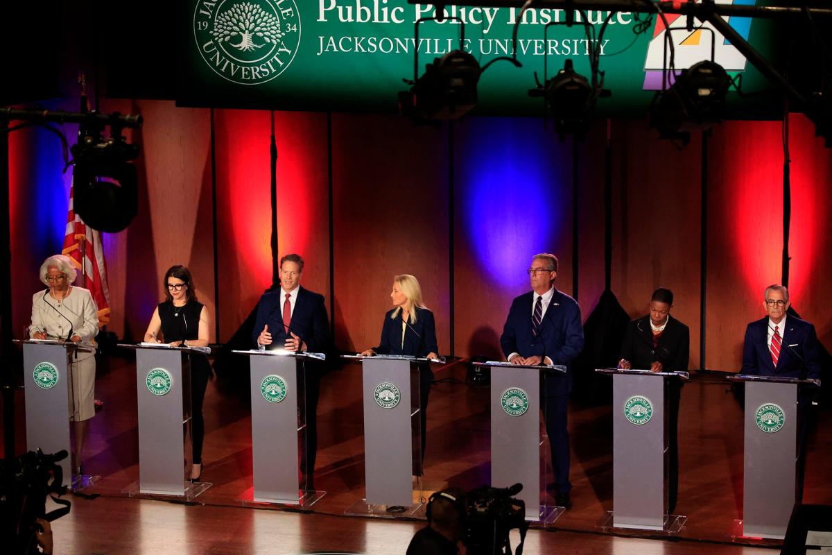 Jacksonville mayoral candidates make pitch to business leaders. Here's