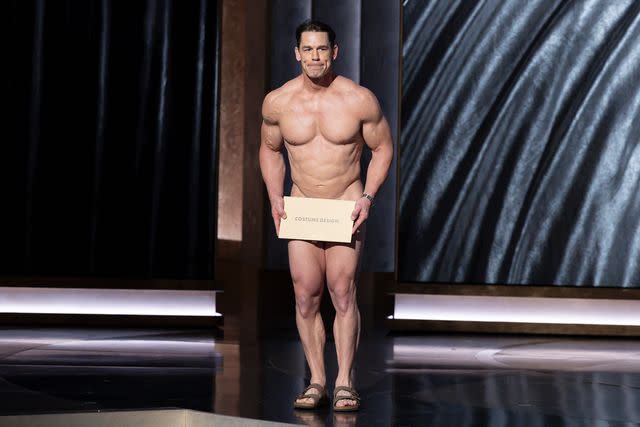 <p>Micelotta/Disney via Getty</p> John Cena at the 2024 Oscars