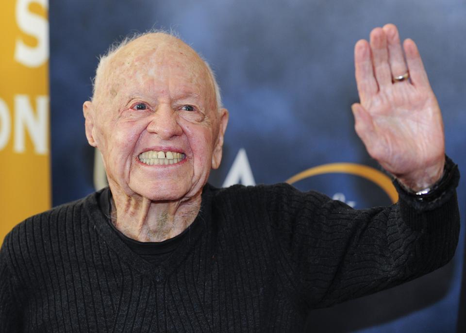 File photo of actor Mickey Rooney at the opening night of the UCLA Film and Television Archive film series in Los Angeles