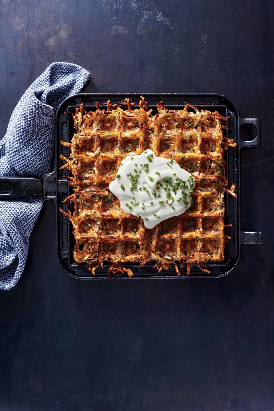 Waffle Iron Hash Browns