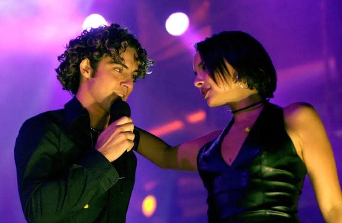 Chenoa y David Bisbal en OT