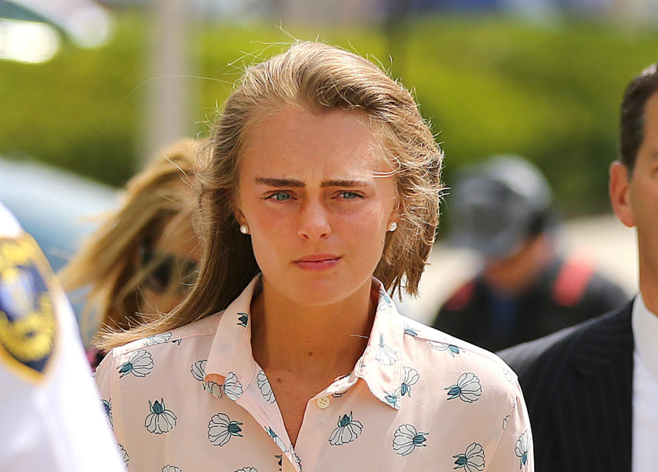 Michelle Carter, seen during her trial,&nbsp;was convicted of involuntary manslaughter for encouraging 18-year-old Conrad Roy III to kill himself in July 2014. (Photo: Boston Globe via Getty Images)