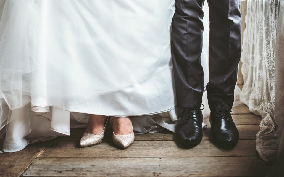 ‘Bride and groom’ was never the dress code [Photo: Pexels]