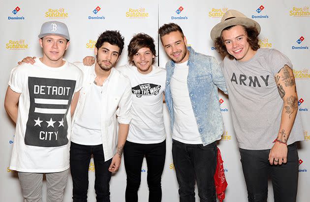 The members of One Direction. Photo: Getty Images