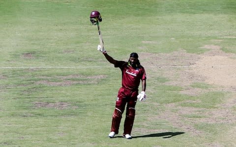 West Indies' Chris Gayle - Credit: AP