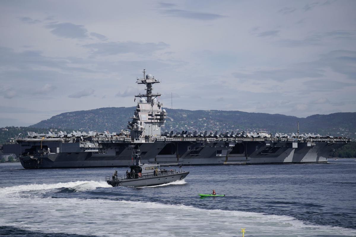 USS Gerald R Ford in pictures: On board the 'badass' aircraft carrier