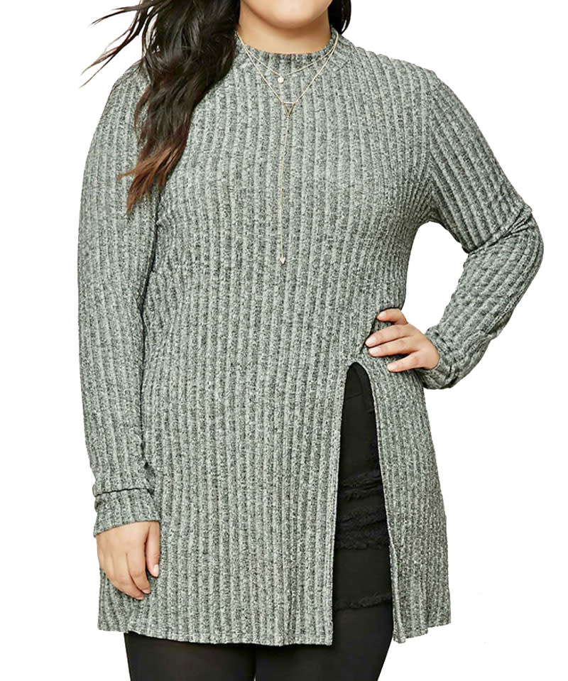 The Front-Slit Sweater