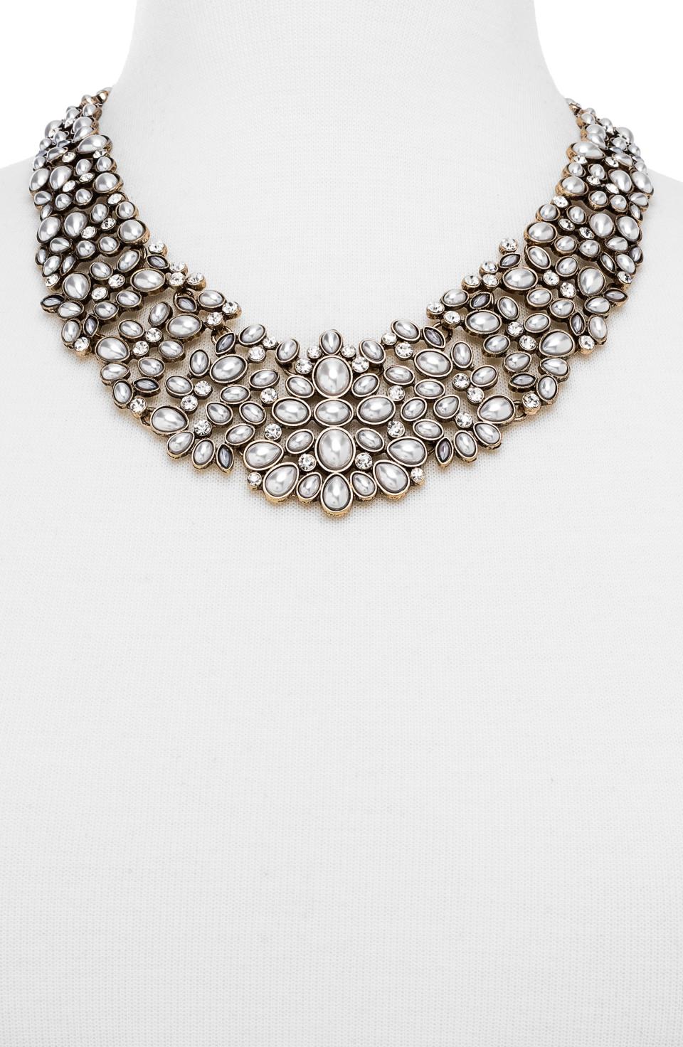 'Kew' Crystal Collar Necklace