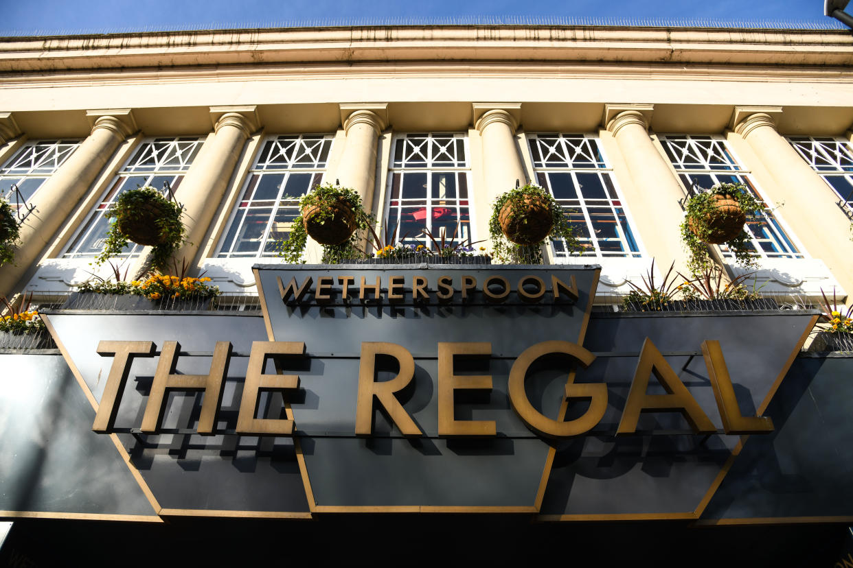 Wetherspoon pub in Cambridge city centre during the Coronavirus lockdown. Photo credit should read: Doug Peters/EMPICS