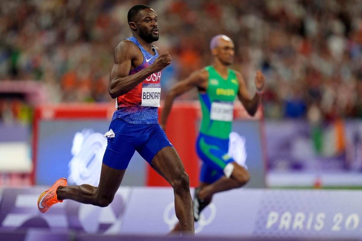 Men's 400m hurdles final results Team USA's Rai Benjamin wins gold at