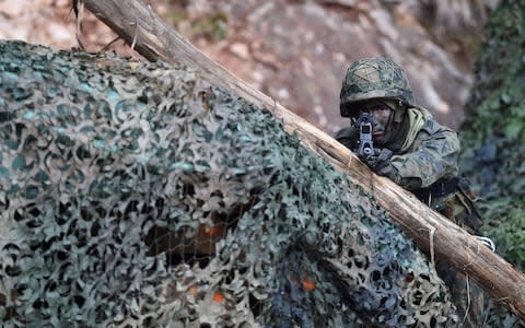 The Germany army does not have enough clothes, tents or protective gear to fulfil its Nato commitments - Credit: Christof Stache/AFP