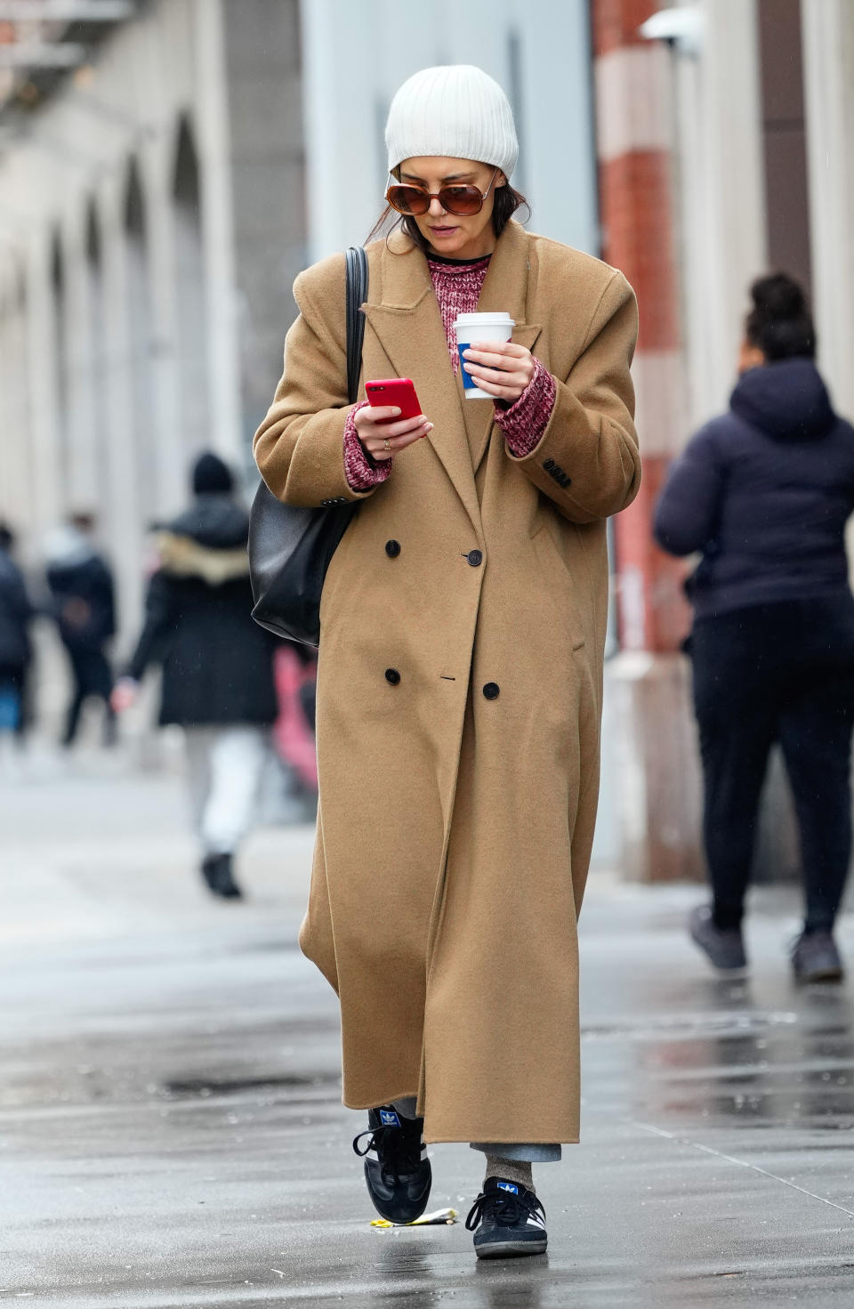 Katie Holmes is seen on January 07, 2024 in New York City. (Photo by Gotham/GC Images)