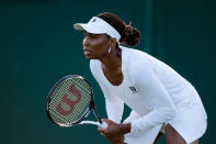 <b>Venus Williams</b><br>In 2011, Williams, 32, learned that she had Sjögren's syndrome, an autoimmune disease which can cause fatigue. Her ranking plummeted as she stopped competing due to the disease, but for 2012, she set making the Olympics as her top priority. Williams worked all year to rise high enough in the rankings to qualify and will be the first U.S. tennis player to compete in four Olympics. She won the gold medal in singles in 2000 and has seven Grand Slam titles, five of them at Wimbledon. (Photo by Paul Gilham/Getty Images)