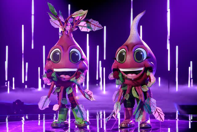 <p>Michael Becker / FOX</p> Beets performing on 'The Masked Singer' season 11