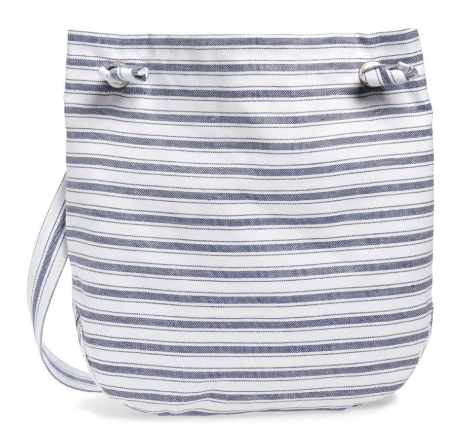 Junya Watanabe Stripe Linen and Cotton Bag