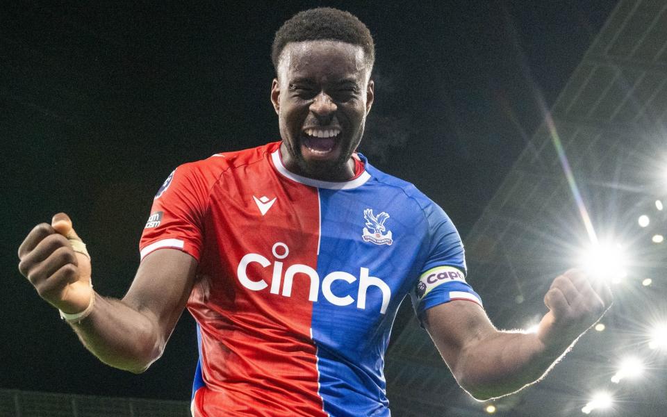 Crystal Palace's Marc Guehi celebrates