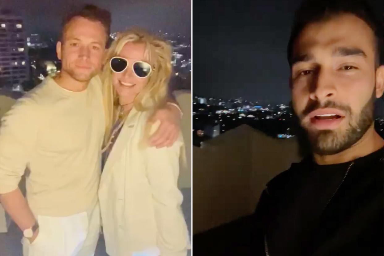 https://www.instagram.com/p/CgYYG9ngox6/. Britney Spears Calls Taron Egerton the 'Coolest Guy Ever' as Sam Asghari Jokes: 'Hands Off My Wife'.