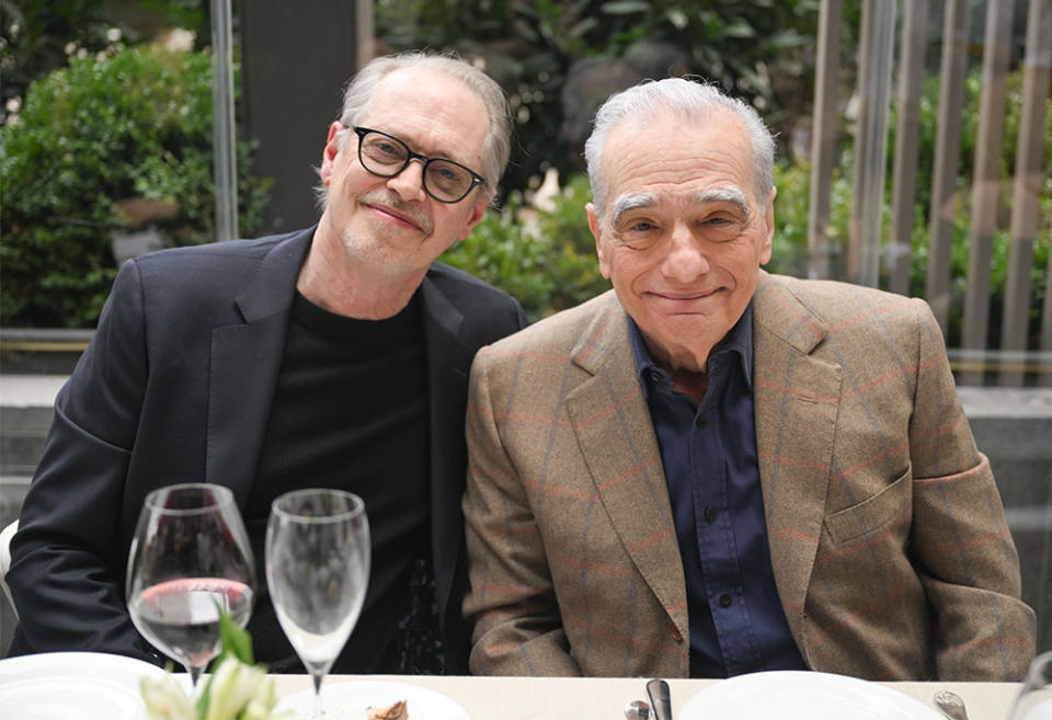 Steve Buscemi and Martin Scorsese at luncheon celebrating Killers of the Flower Moon.