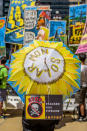 <p>On the eve of the Democratic National Convention, thousands marched in Philadelphia for action to prevent climate catastrophe and present their demands directly to current and future policy makers. (Erik McGregor/Pacific Press/LightRocket via Getty Images)</p>