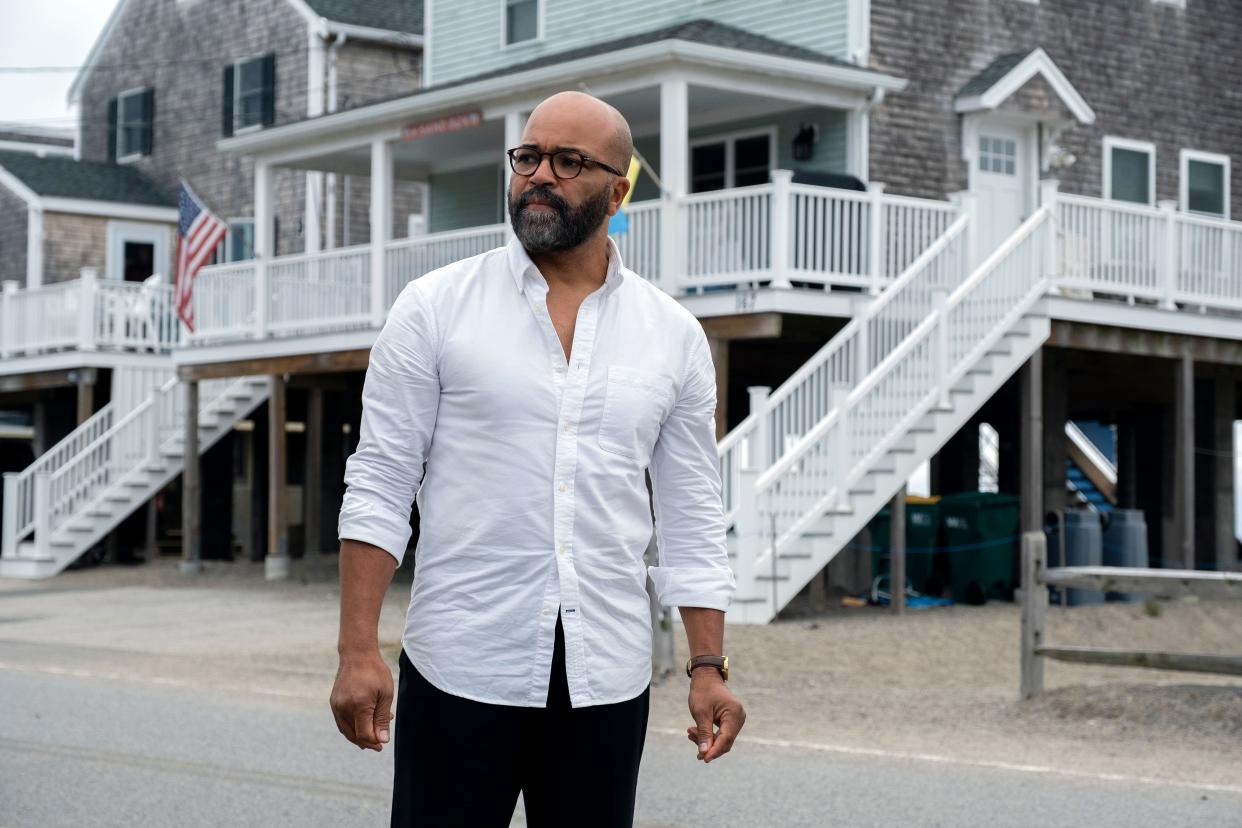  Jeffrey Wright as Thelonious "Monk" Ellison in American Fiction. 