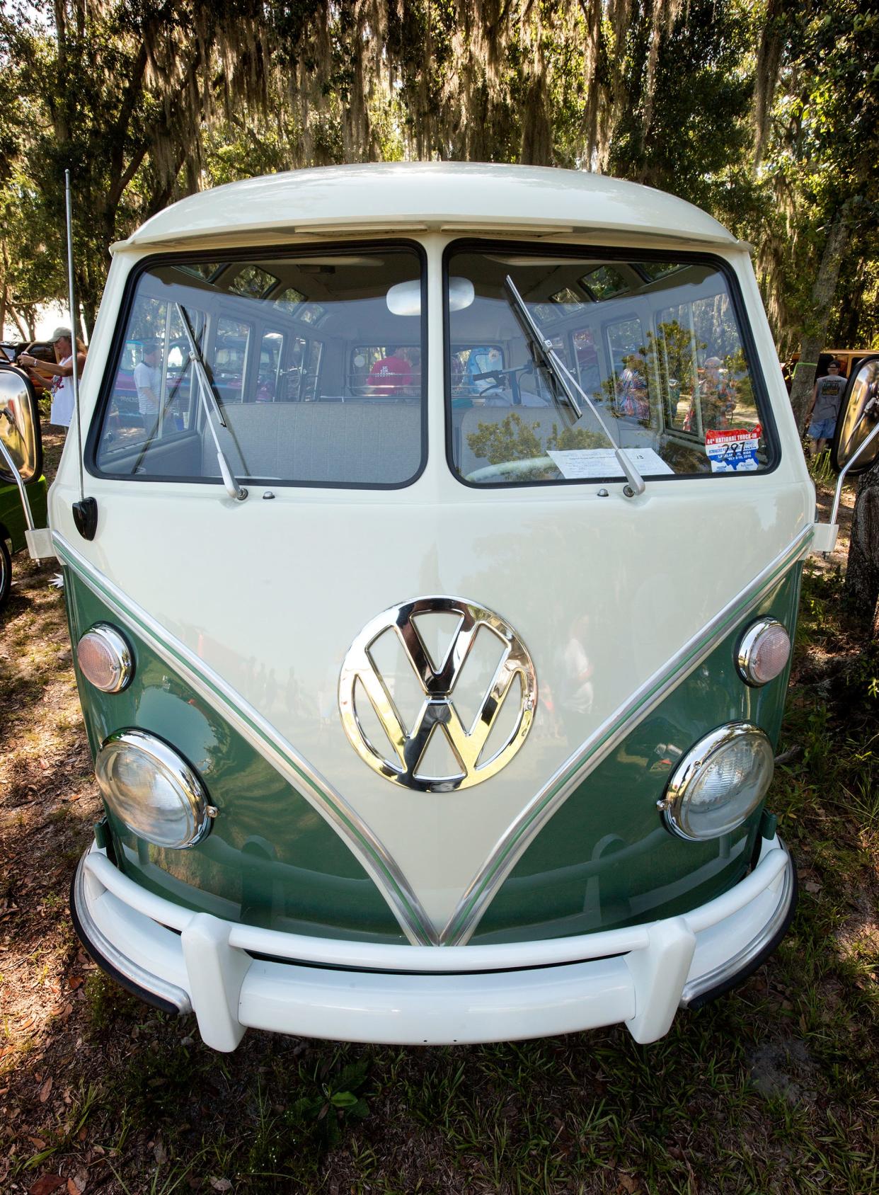 A classic 1966 VW van