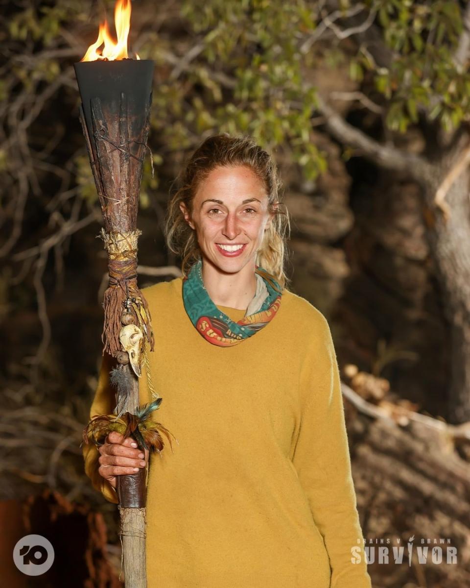 Hayley Leake on Survivor: Brains v Brawn