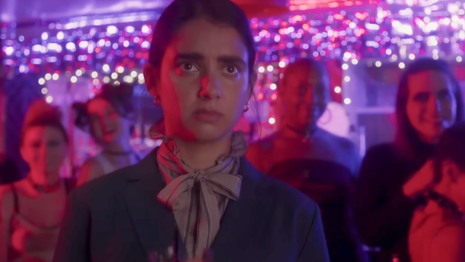 Geraldine Viswanathan in Drive-Away Dolls.