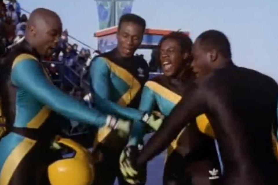 Success: the team in 1993's Cool Runnings film (YouTube)