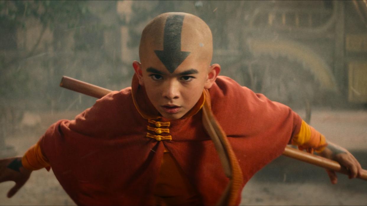  Gordon Cormier as Aang in Avatar: The Last Airbender. 