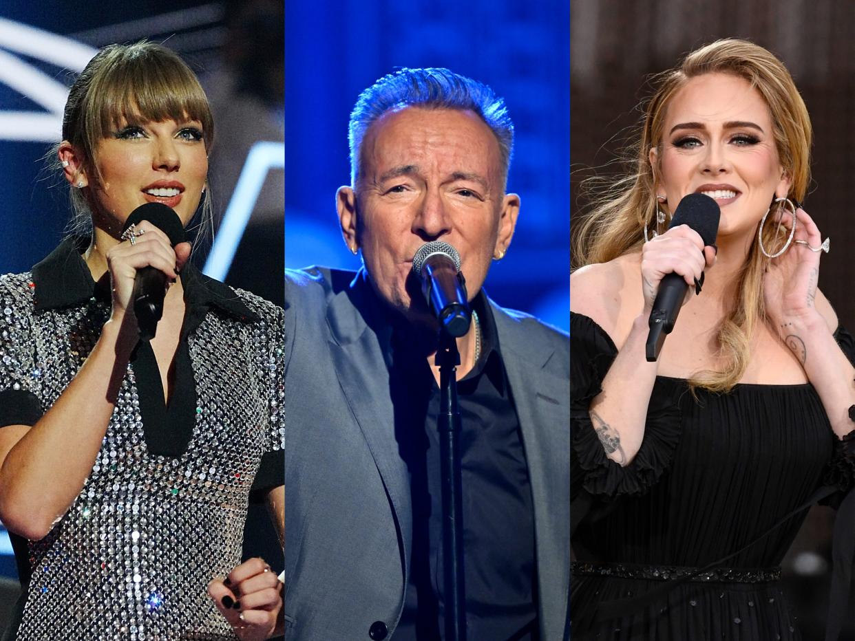 Taylor Swift / Bruce Springsteen / Adele