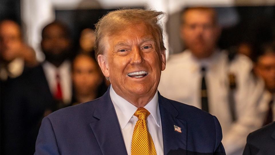 Donald Trump smiling