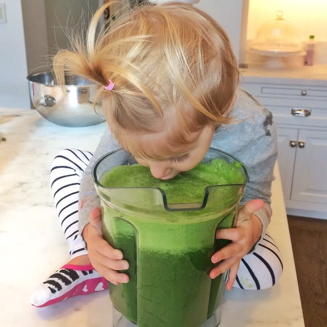 <p>Gisele helps out a bit in the kitchen, making lunches for her son Benny to take to school. "She packs that herself," Campbell says. But she's also a green juice fanatic, whipping up fruit-and-vegetable drinks for herself—and apparently her little ones, too—before posting them to Instagram.</p><p><a href="https://instagram.com/p/ySI5HmHtD3" rel="nofollow noopener" target="_blank" data-ylk="slk:See the original post on Instagram;elm:context_link;itc:0;sec:content-canvas" class="link ">See the original post on Instagram</a></p>