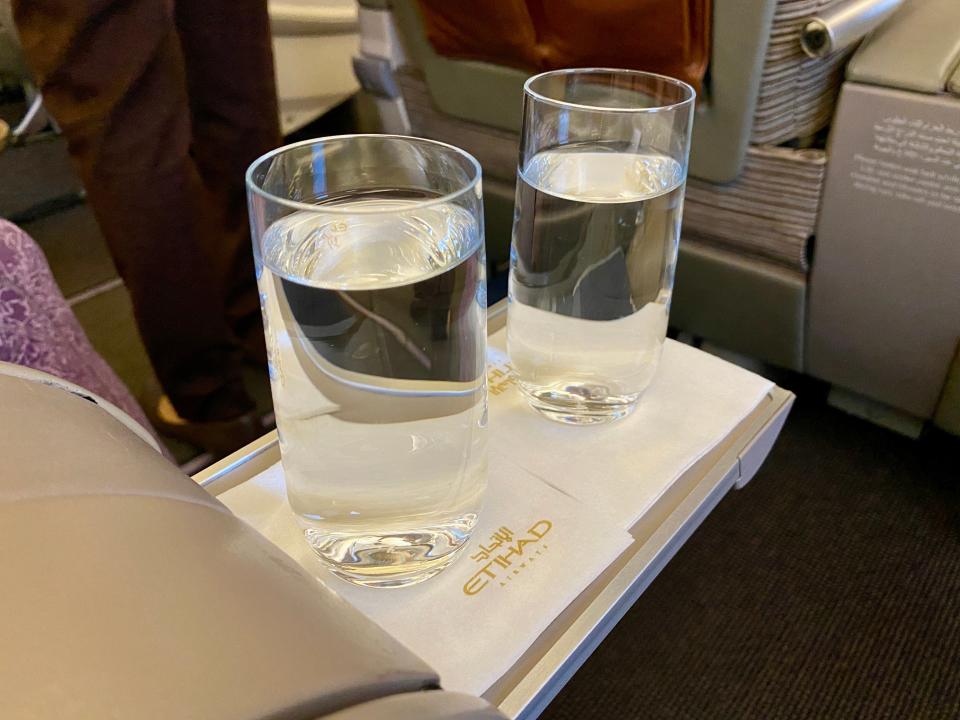 Etihad Business Class A320 2311