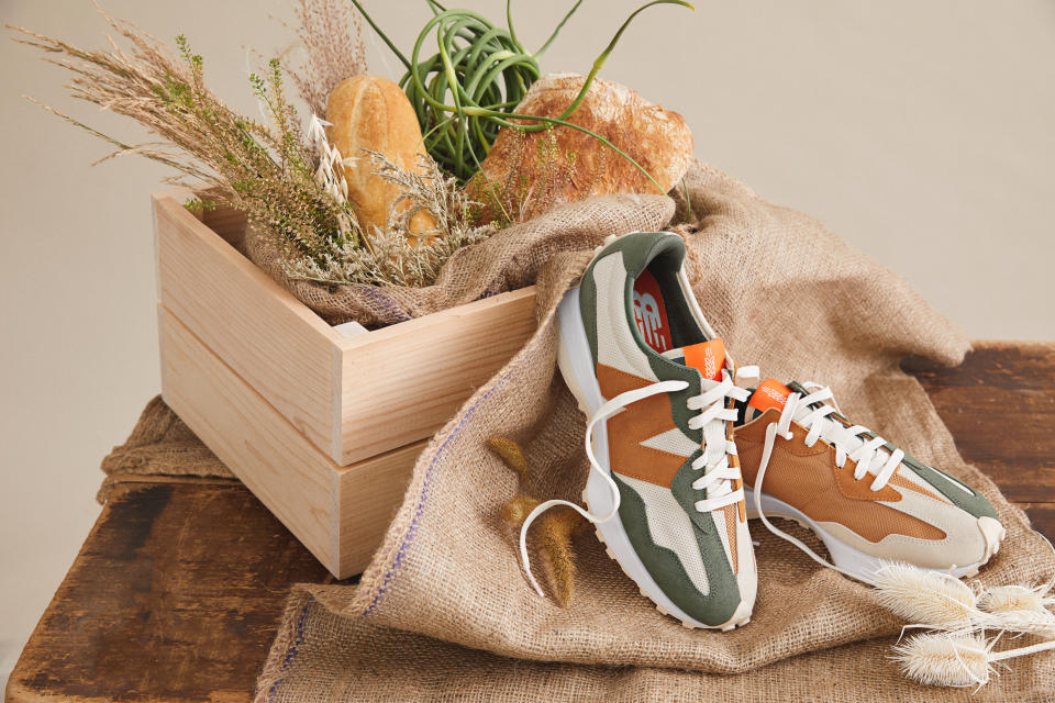 The Todd Snyder x New Balance 327 “Farmers Market” collab. - Credit: Courtesy of New Balance