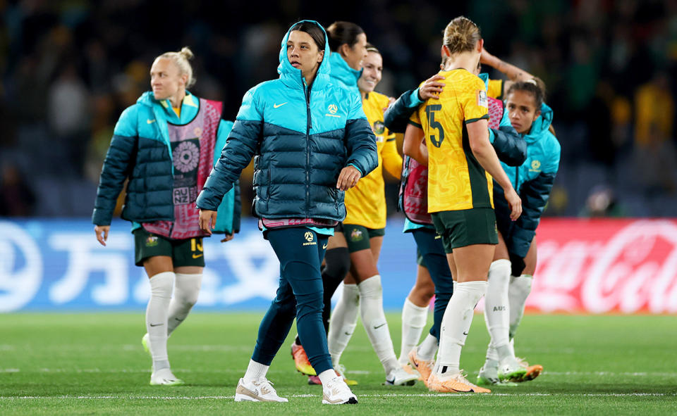 Sam Kerr after the Matildas' 1-0 win over Ireland.