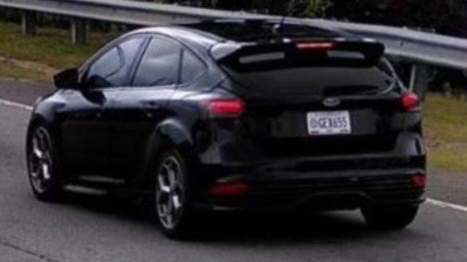 <div>Raegan Anderson's vehicle, a black 2017 Ford Focus (Credit: Hinesville Police Department)</div>