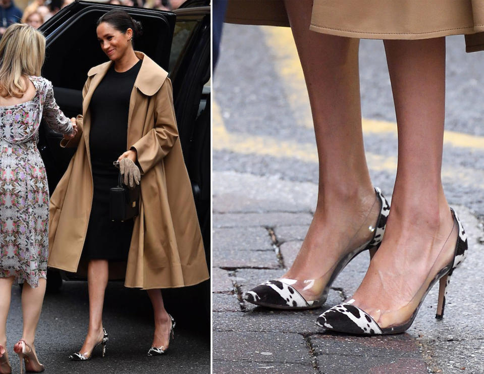 Die Animal-Print-Heels der Herzogin waren ein echter Hingucker. (Bild: Getty Images)