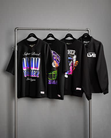 <p>Courtesy NFL</p> The Usher Super Bowl LVIII Merchandise Collection