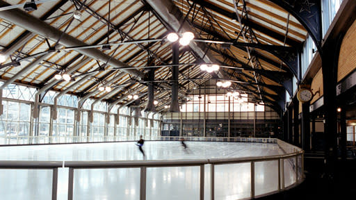 Skating rink at The Depot