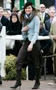 <p>At the Cheltenham races, 2007</p>