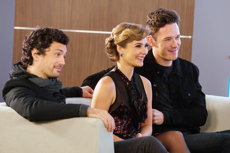 Christian Coulson, Clare Bowen, and Sam Palladio (Photo: CMT)