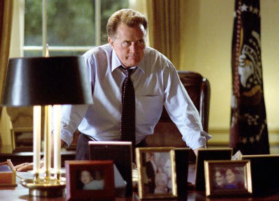 Few fictional presidencies mirrored reality like Josiah Bartlet's. From North Korean nuclear threats to genocide in Darfur, Bartlet faced many of the same problems that plagued George W. Bush who was president during most of 'The West Wing''s run. Bartlet, however, was a moderate liberal, and his responses to real-world issues afforded viewers a peek into an alternate history where Bush actually lost the 2000 election to a Democrat (albeit one who was a lot more charismatic than Al Gore).