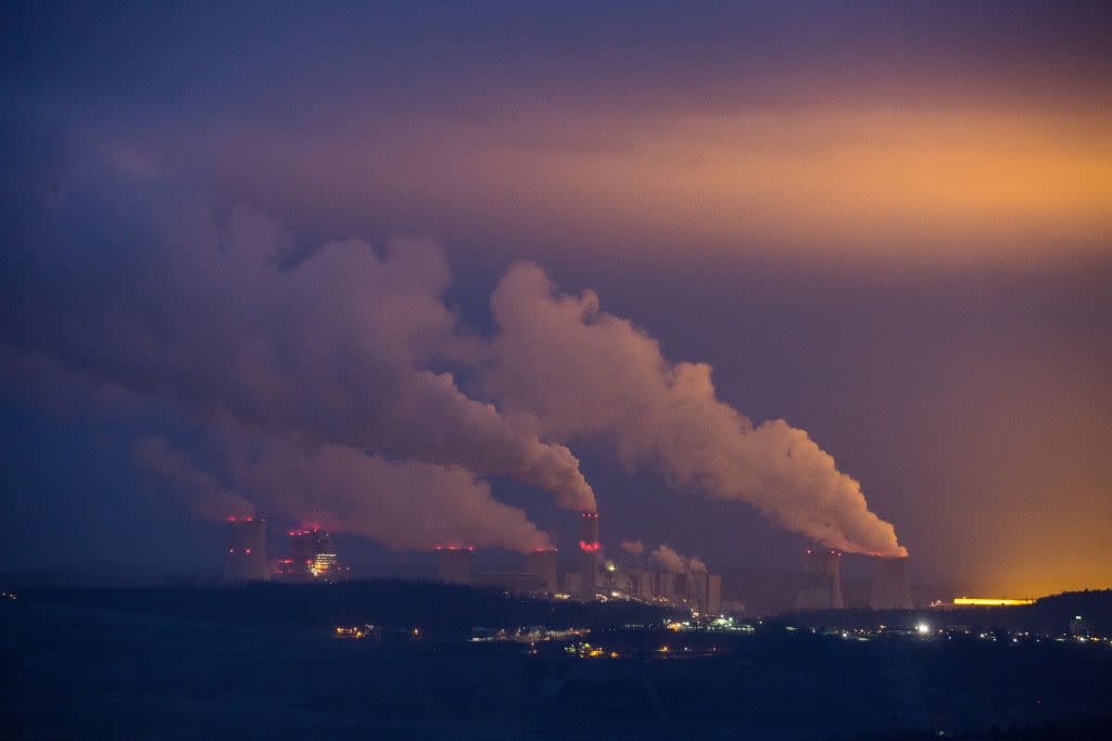 A view of Turow Power Plant, a thermal condensing power