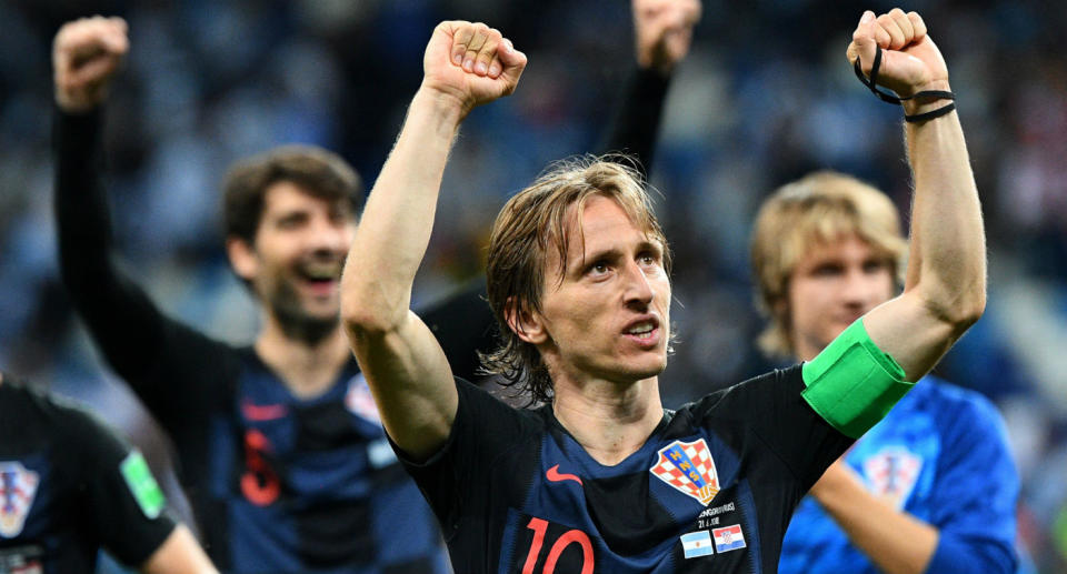 Luka Modric war der überragende Mann bei Kroatiens Sieg gegen Argentinien.