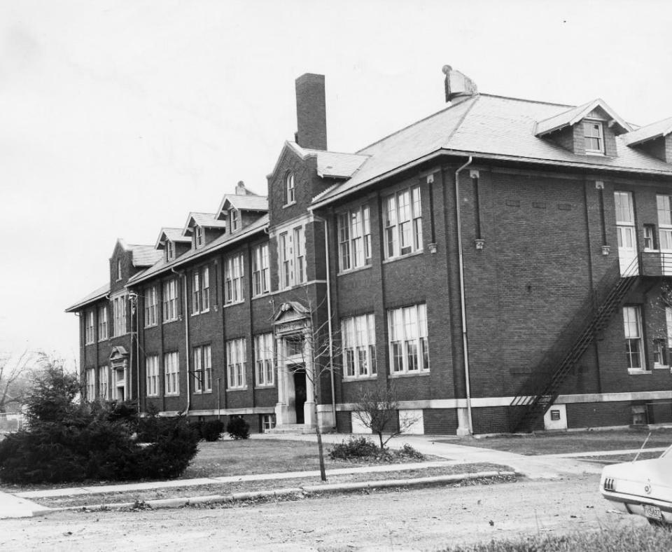 Linden School, shown here in 1969, was the focus of a 1967 federal lawsuit charging the South Bend Community School Corp. with de facto segregation. The case was dismissed after a day and a half of testimony, but it sparked the long effort to desegregate South Bend's schools.