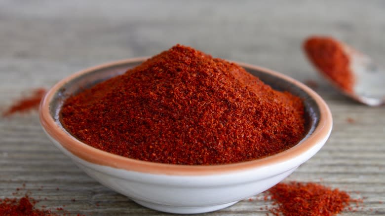 Bowl of paprika