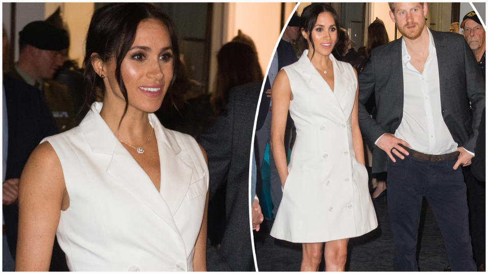 Meghan’s mini dress