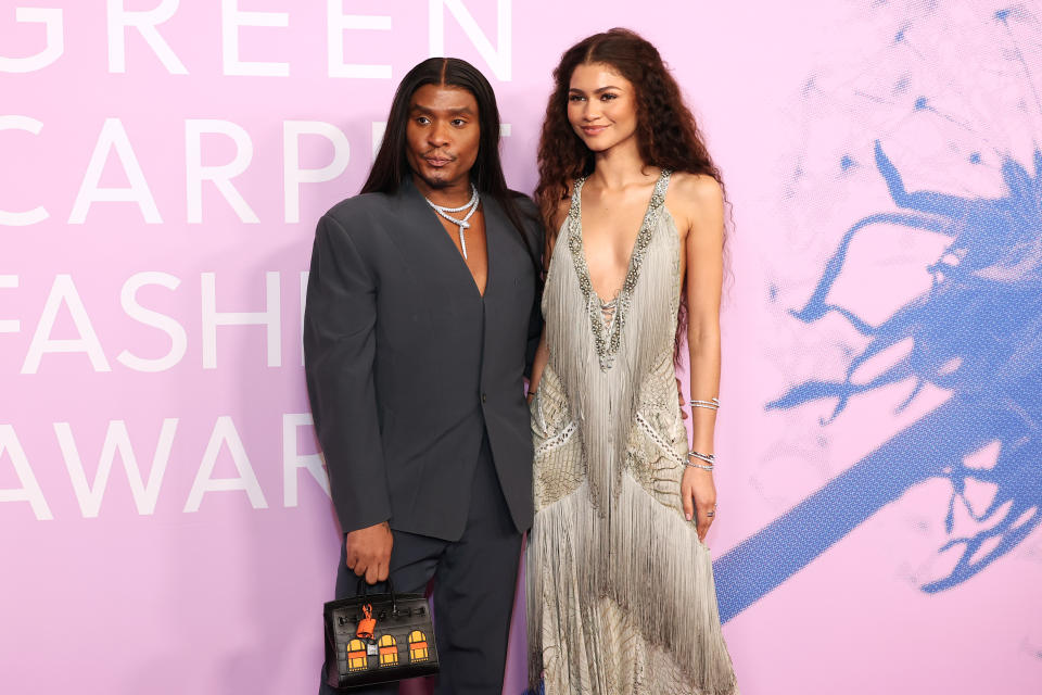 Law Roach and Zendaya on the red carpet
