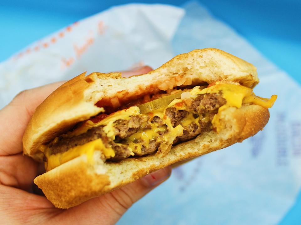 mcdonalds double cheeseburger